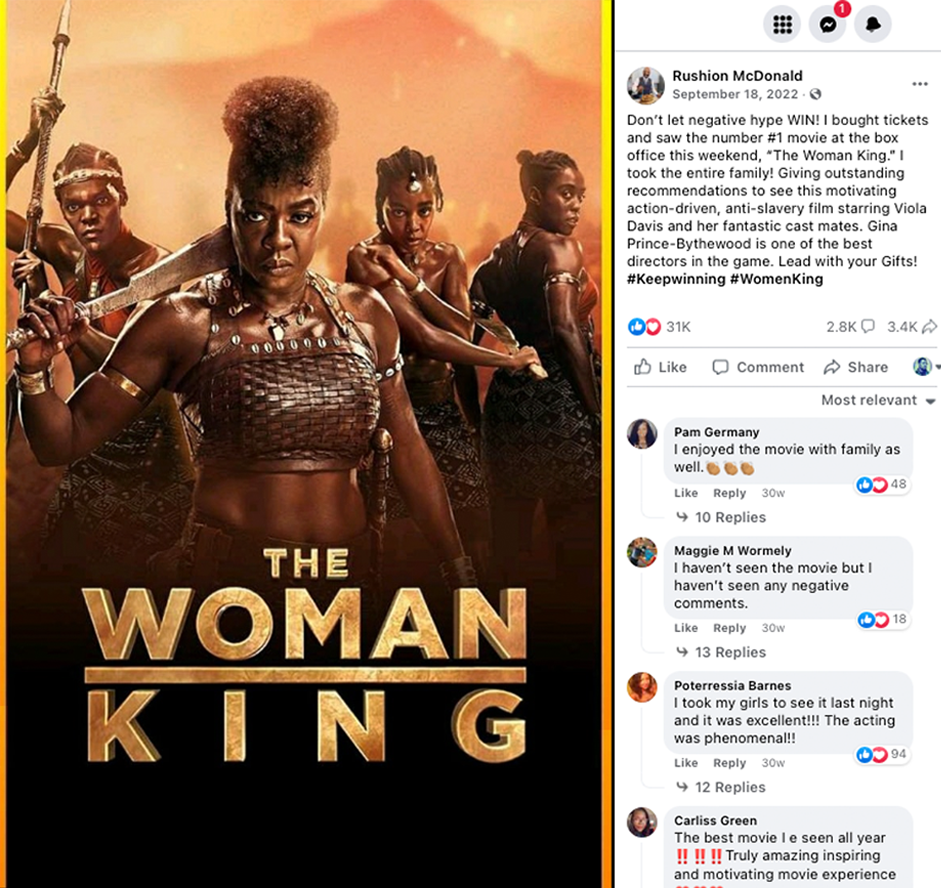 WOMAN KING GOES #1